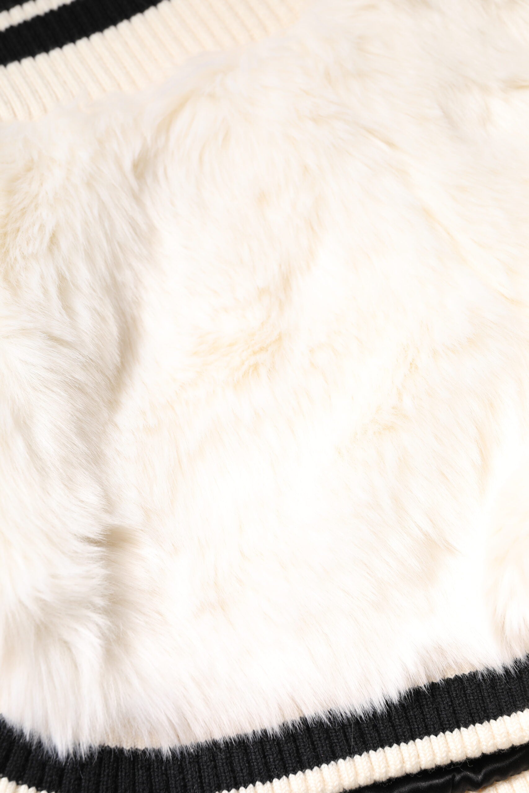 Dolce & Gabbana White Faux Fur High Waisted Hot Pants Short | Regal Royce