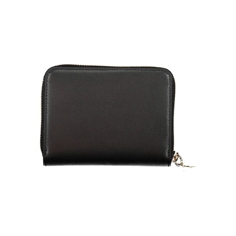 Tommy Hilfiger Black Polyethylene Women Wallet | Regal Royce