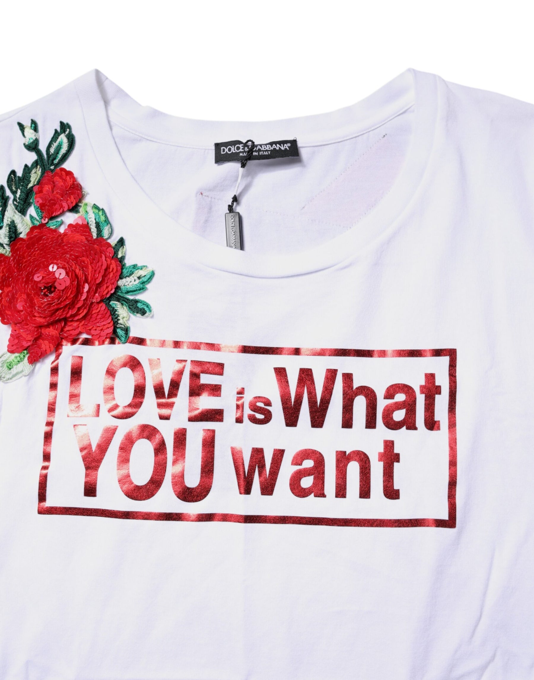 Dolce & Gabbana White Floral Graphic Print Sleeveless Tank Top | Regal Royce