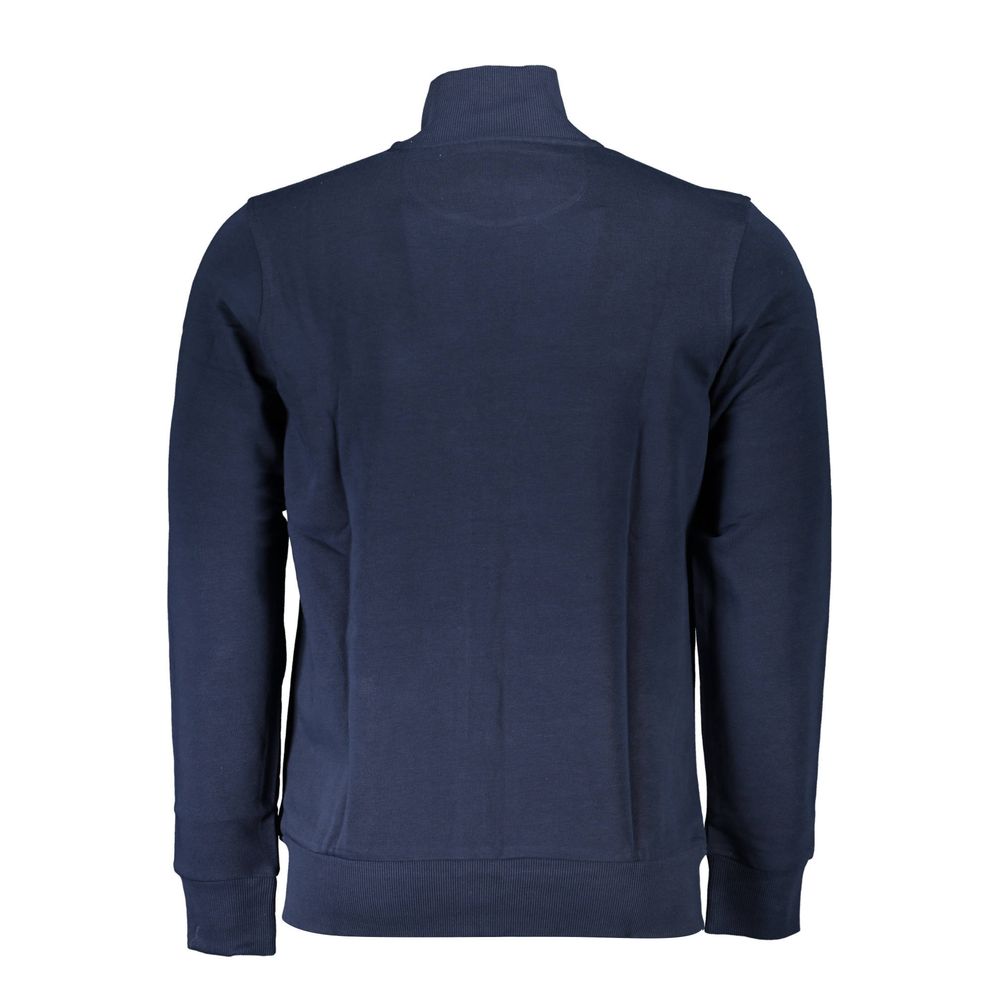 La Martina Blue Cotton Men's Sweatshirt | Regal Royce