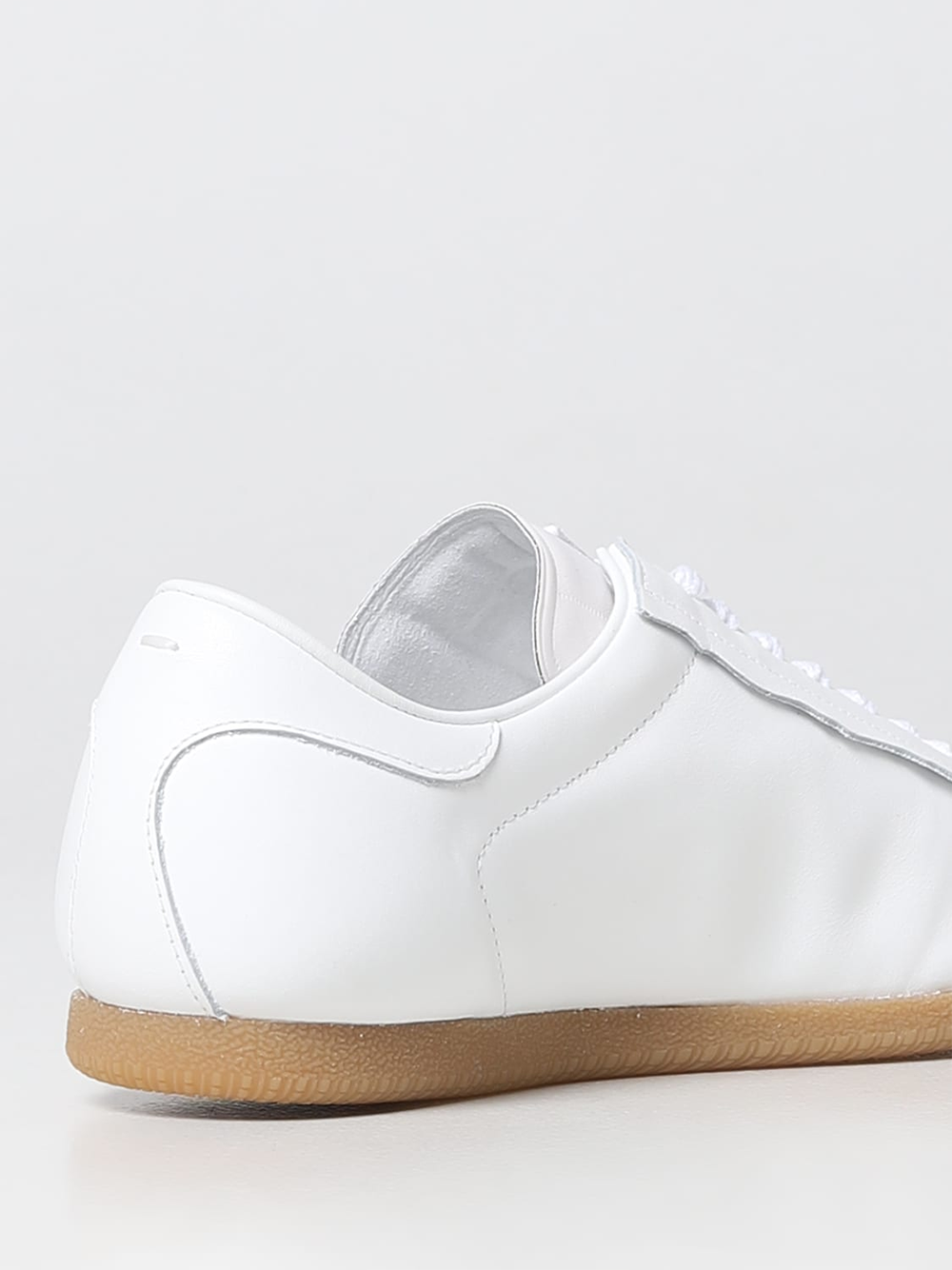 Maison Margiela Low Featherlight Leather And Suede Sneakers | Regal Royce