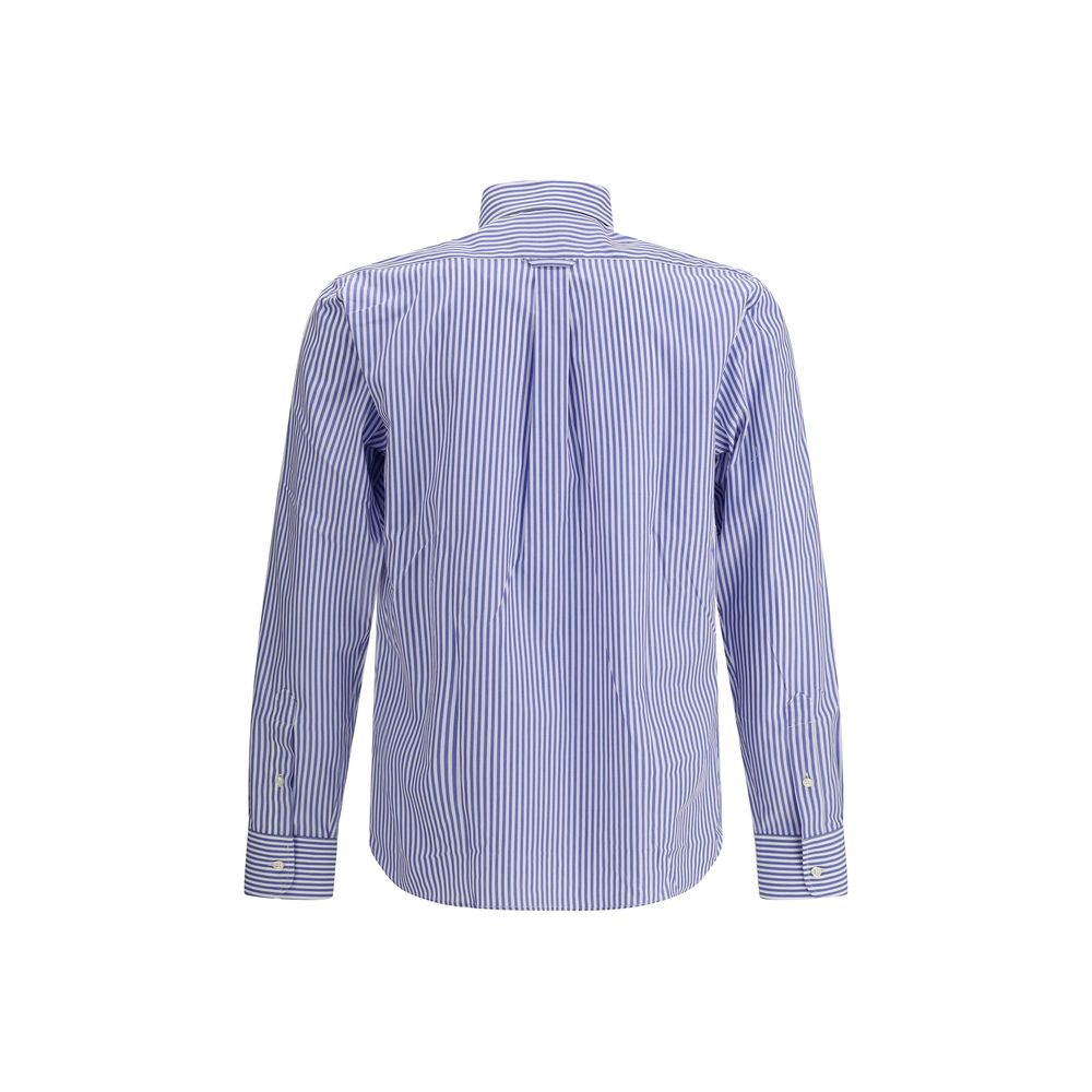 Deperlu Blue Cotton Pattern Shirt | Regal Royce