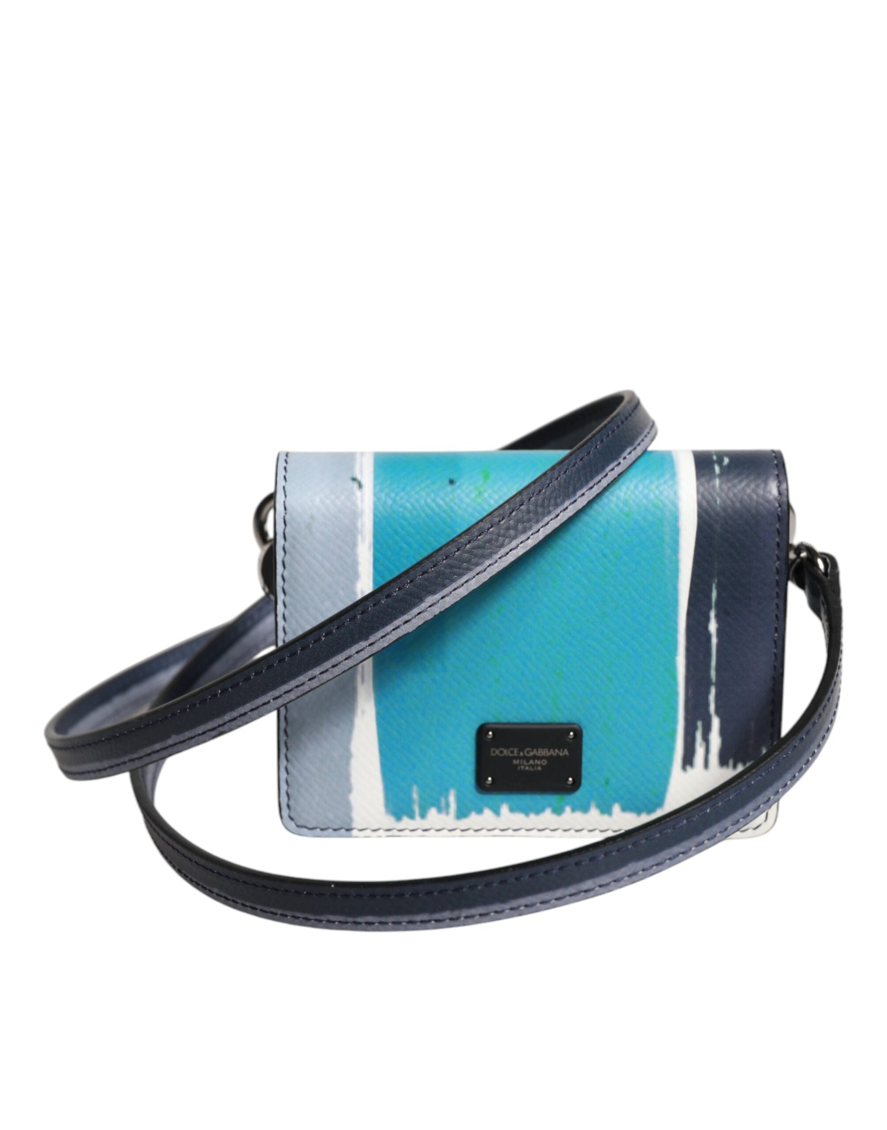 Dolce & Gabbana Multicolor Leather DG Logo Bifold Card Holder Wallet | Regal Royce