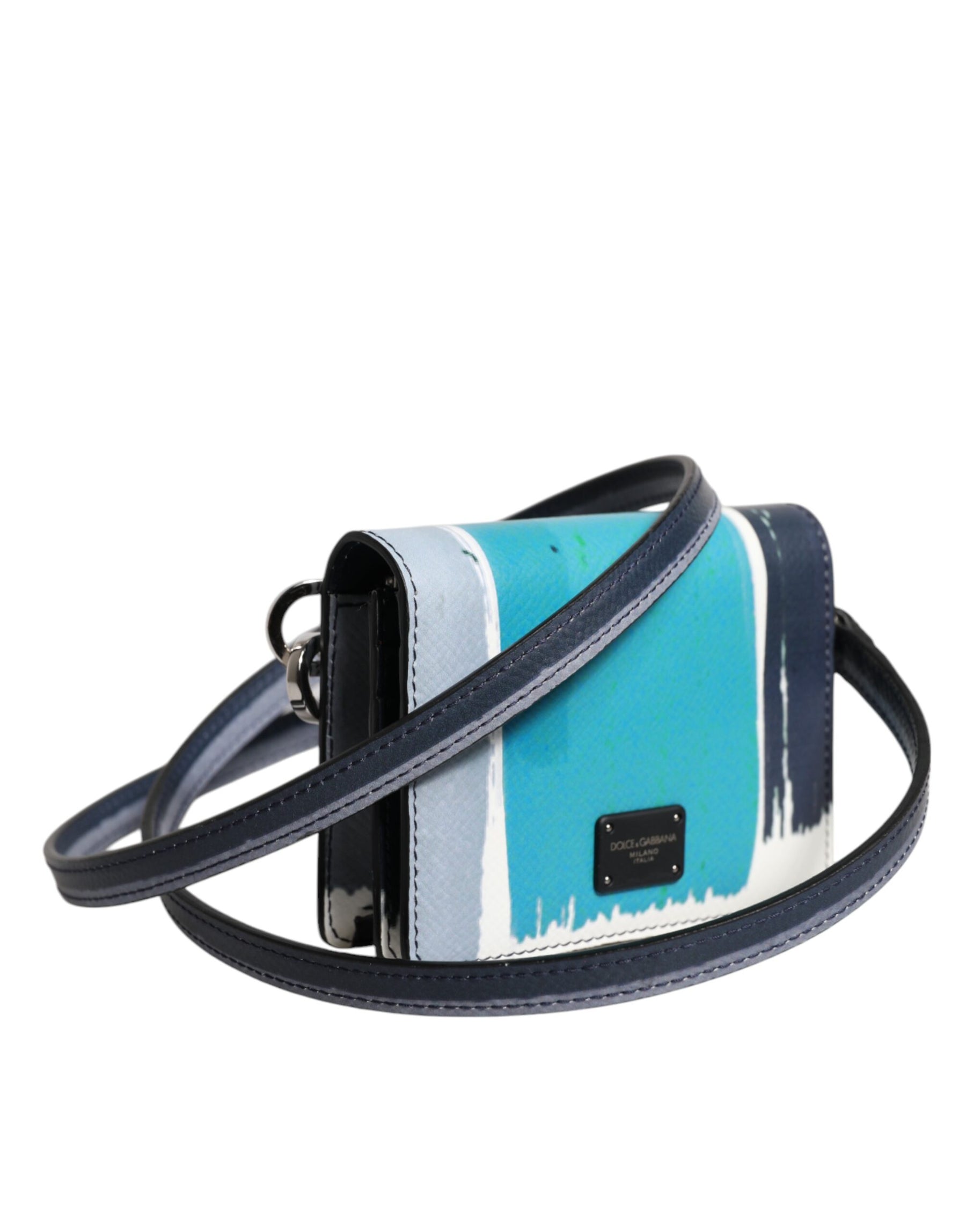 Dolce & Gabbana Multicolor Leather DG Logo Bifold Card Holder Wallet | Regal Royce