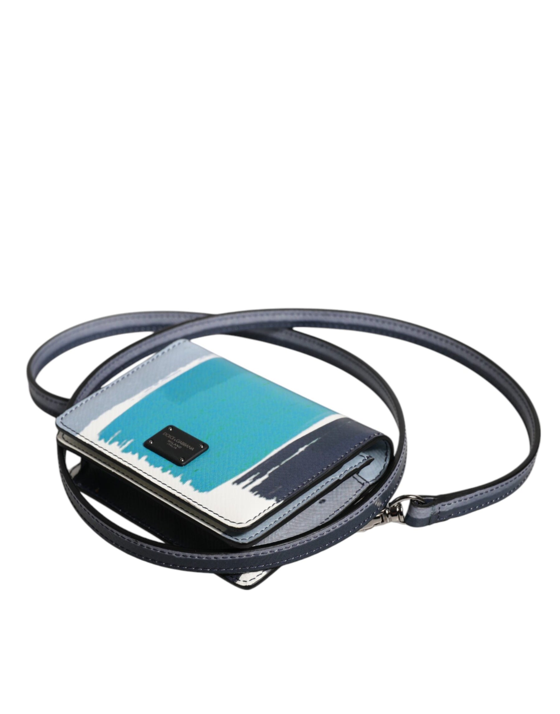 Dolce & Gabbana Multicolor Leather DG Logo Bifold Card Holder Wallet | Regal Royce