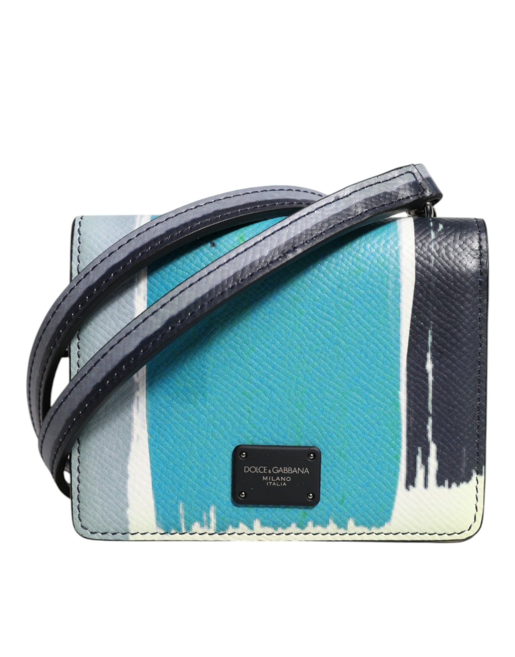 Dolce & Gabbana Multicolor Leather DG Logo Bifold Card Holder Wallet | Regal Royce