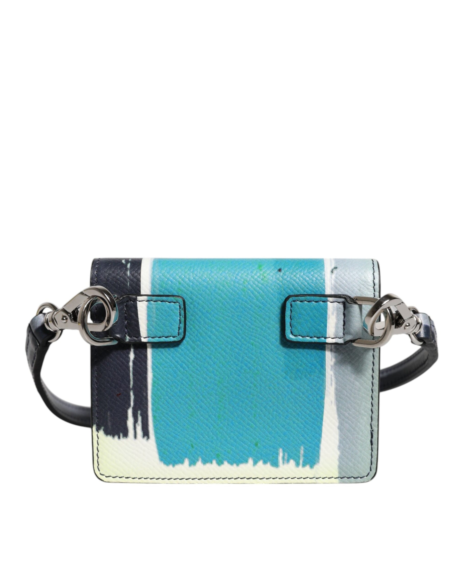 Dolce & Gabbana Multicolor Leather DG Logo Bifold Card Holder Wallet | Regal Royce