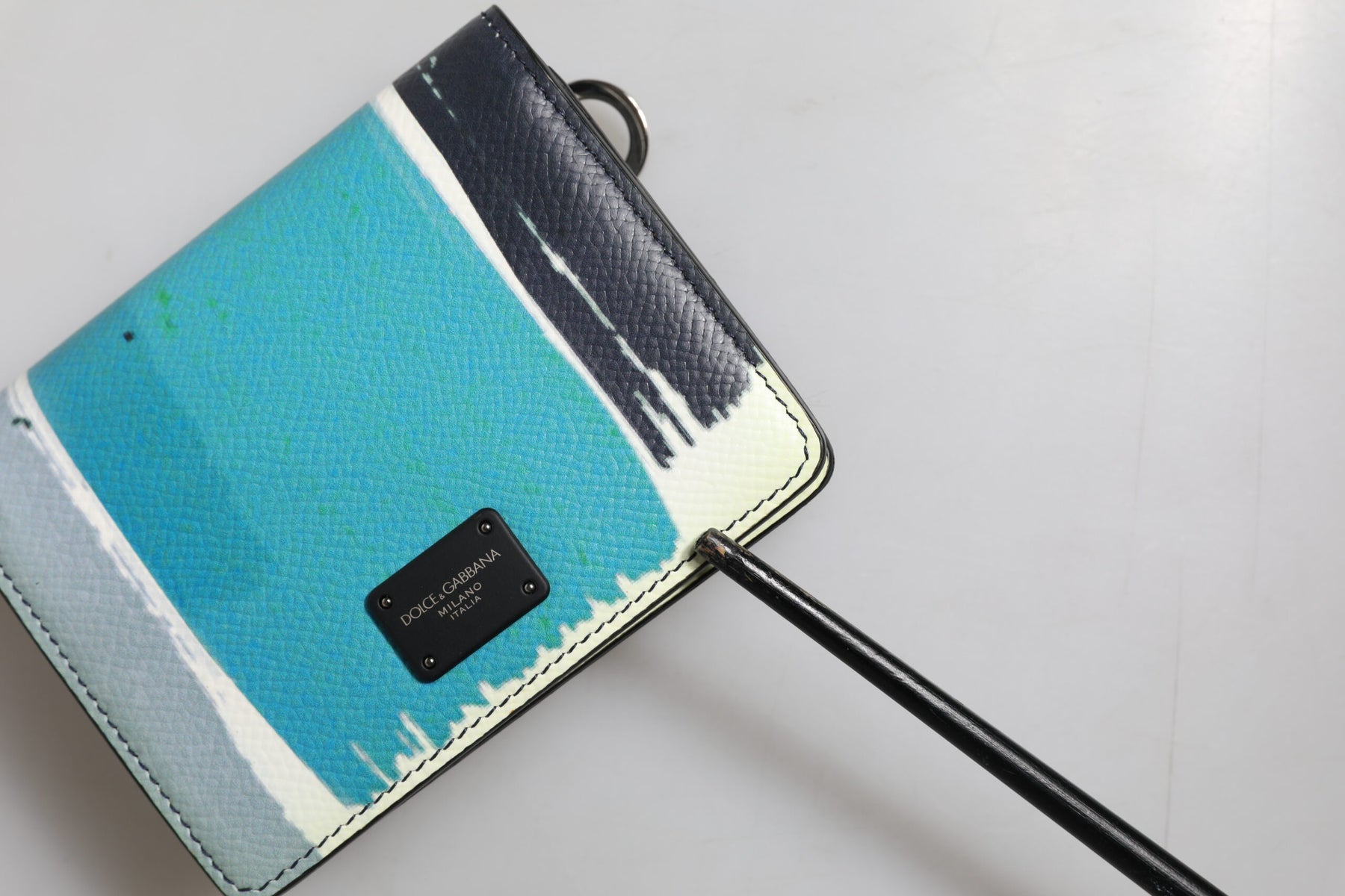 Dolce & Gabbana Multicolor Leather DG Logo Bifold Card Holder Wallet | Regal Royce