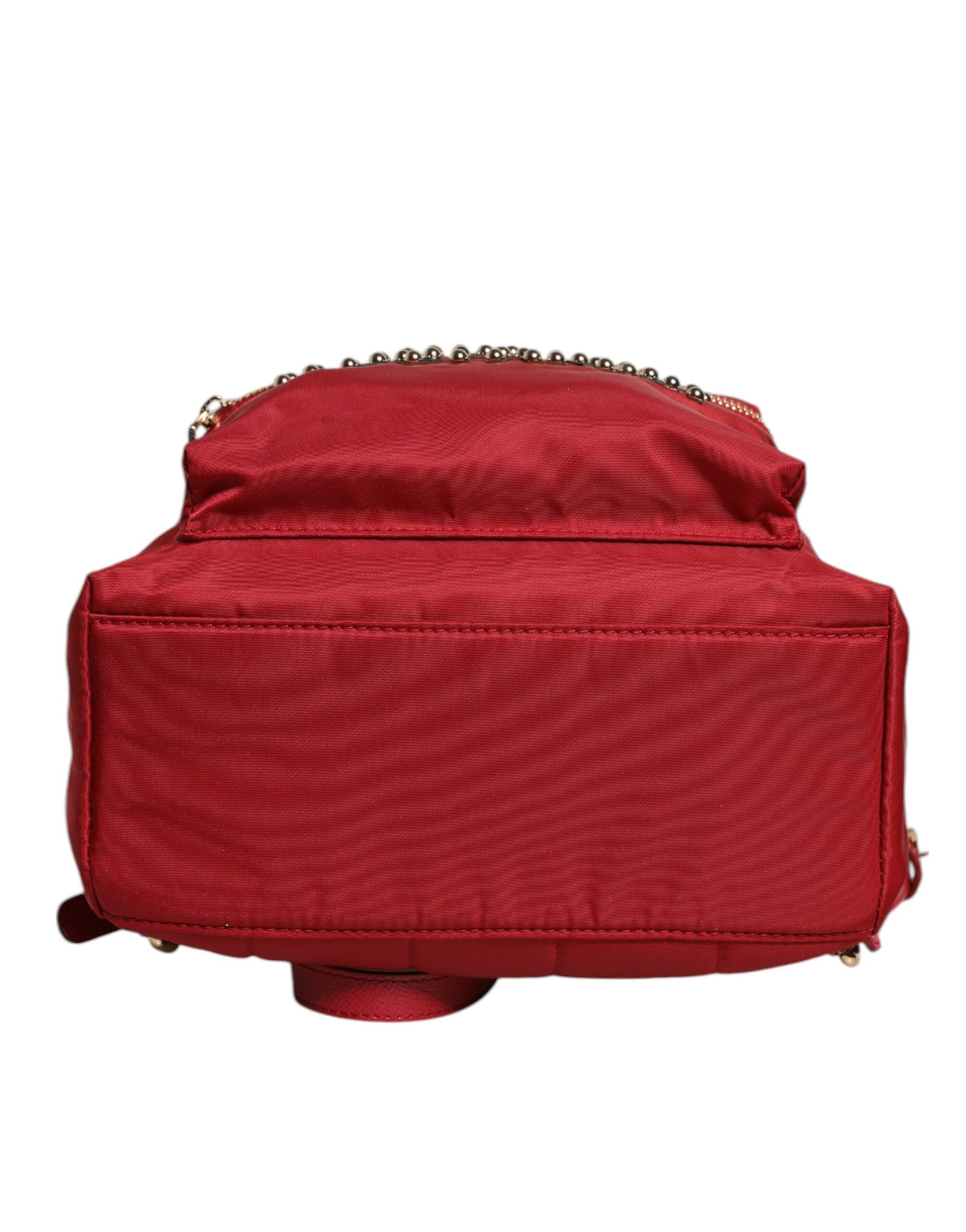 Dolce & Gabbana Red #DGFAMILY VULCANO Embellishment Backpack Bag | Regal Royce
