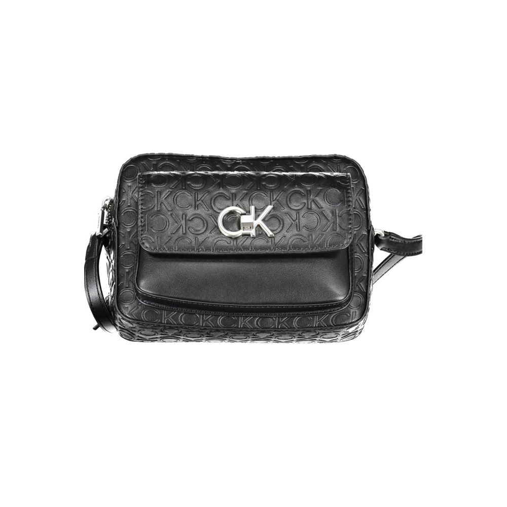 Calvin Klein Black Polyester Women's Shoulder Bag | Regal Royce