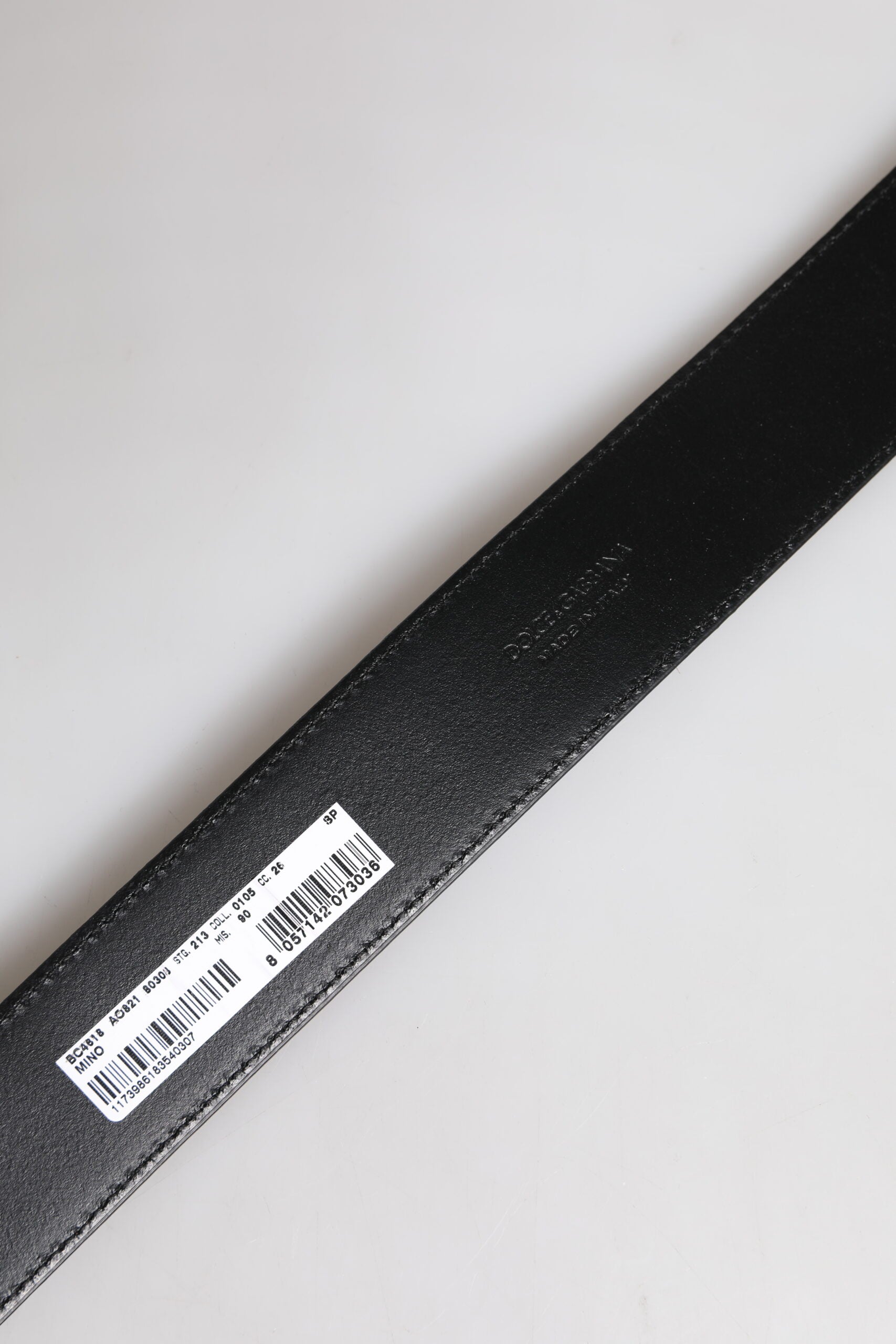 Dolce & Gabbana Brown Leather Gold Metal Buckle Classic Belt | Regal Royce