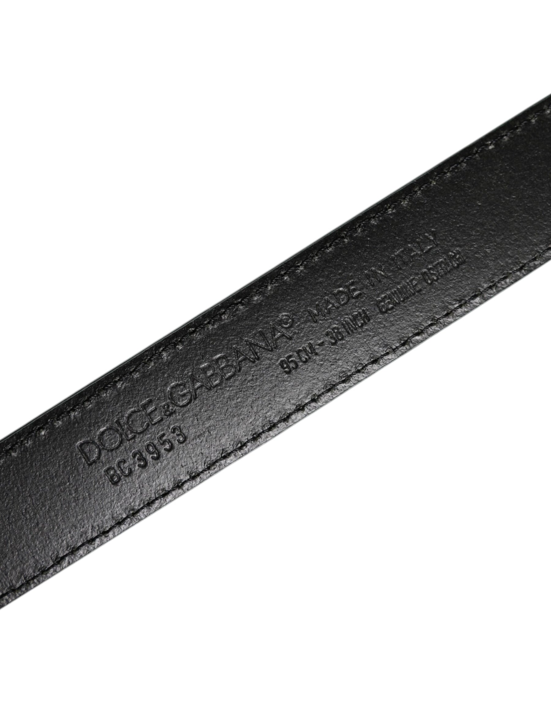 Dolce & Gabbana Green Ostrich Leather Silver Metal Buckle Belt | Regal Royce