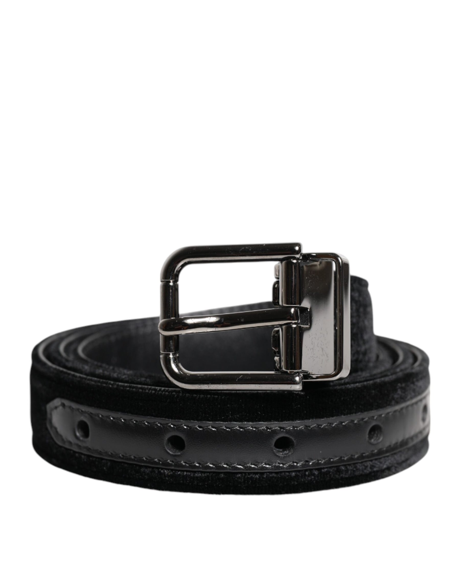 Dolce & Gabbana Black Leather Metal Buckle Classic Belt | Regal Royce