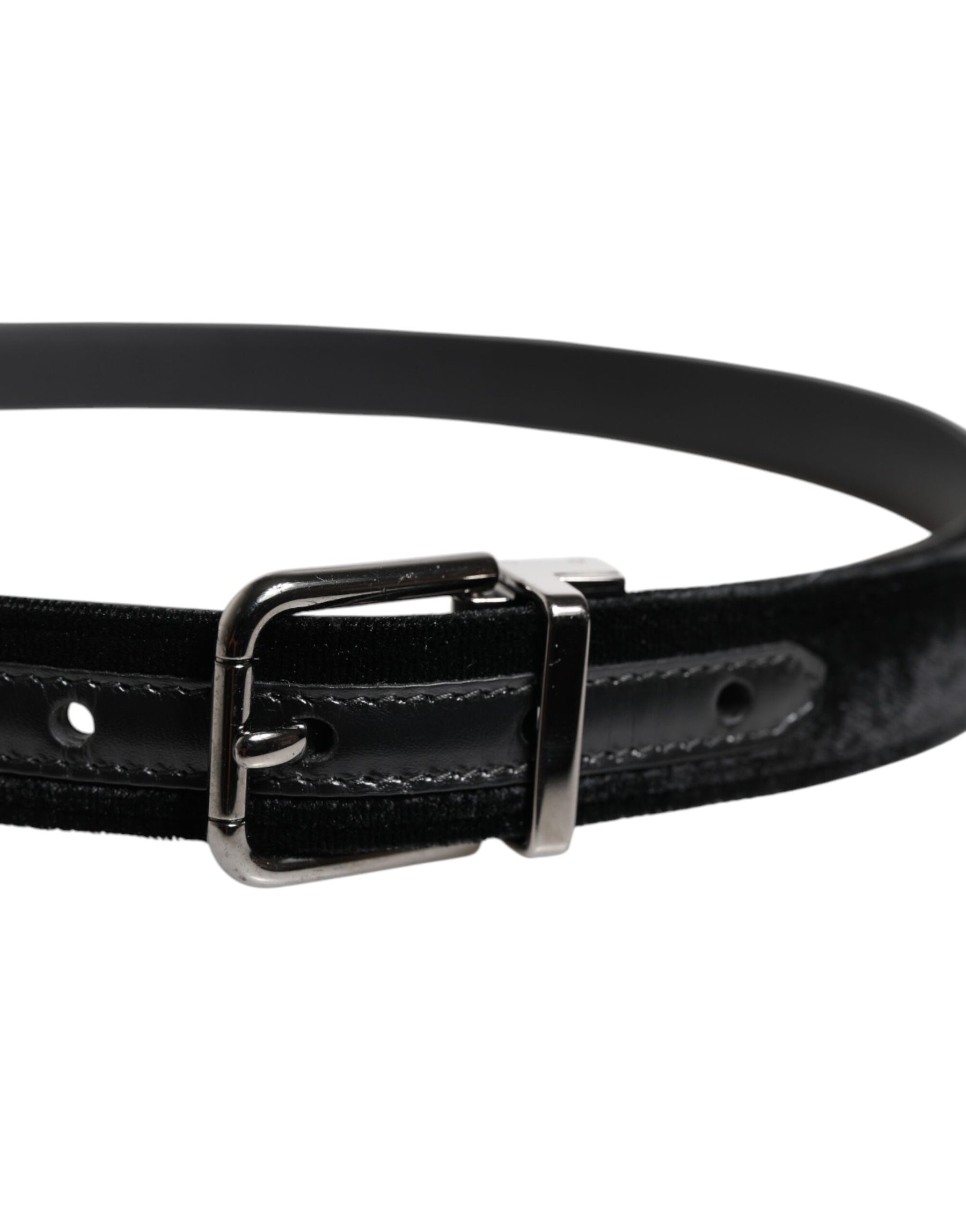 Dolce & Gabbana Black Leather Metal Buckle Classic Belt | Regal Royce