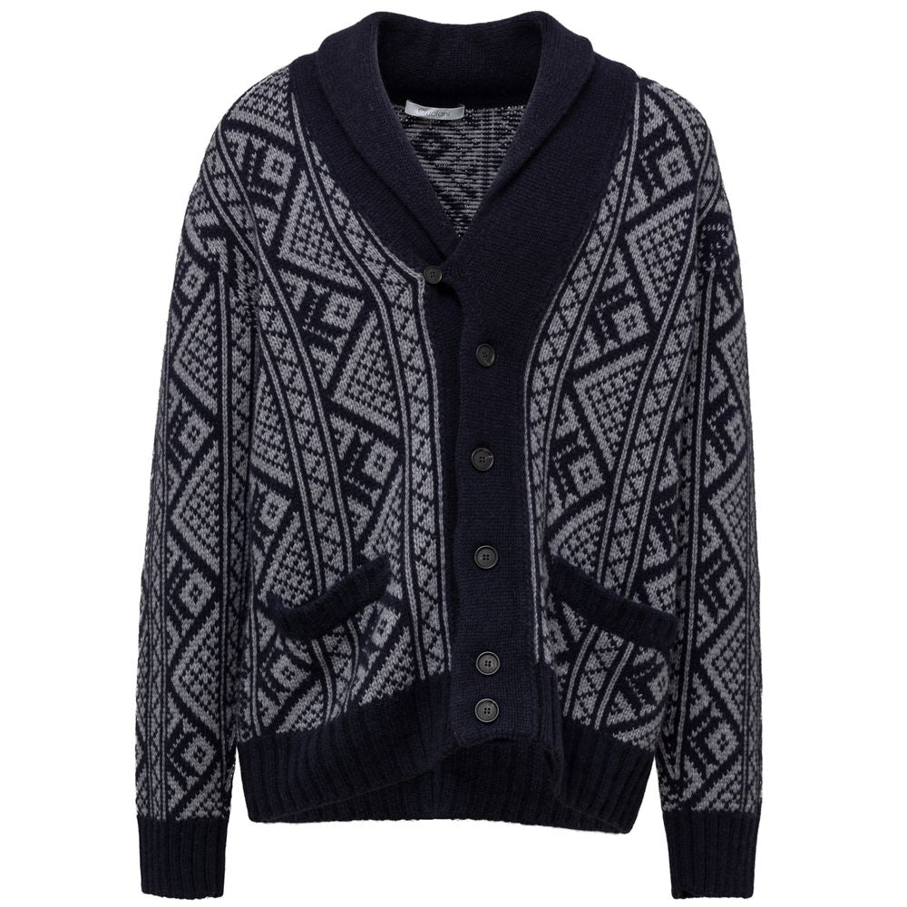 Cruciani Bicolor Cashmere Cardigan | Regal Royce