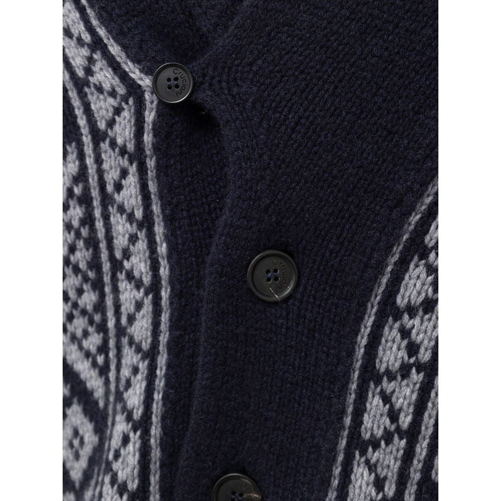 Cruciani Bicolor Cashmere Cardigan | Regal Royce