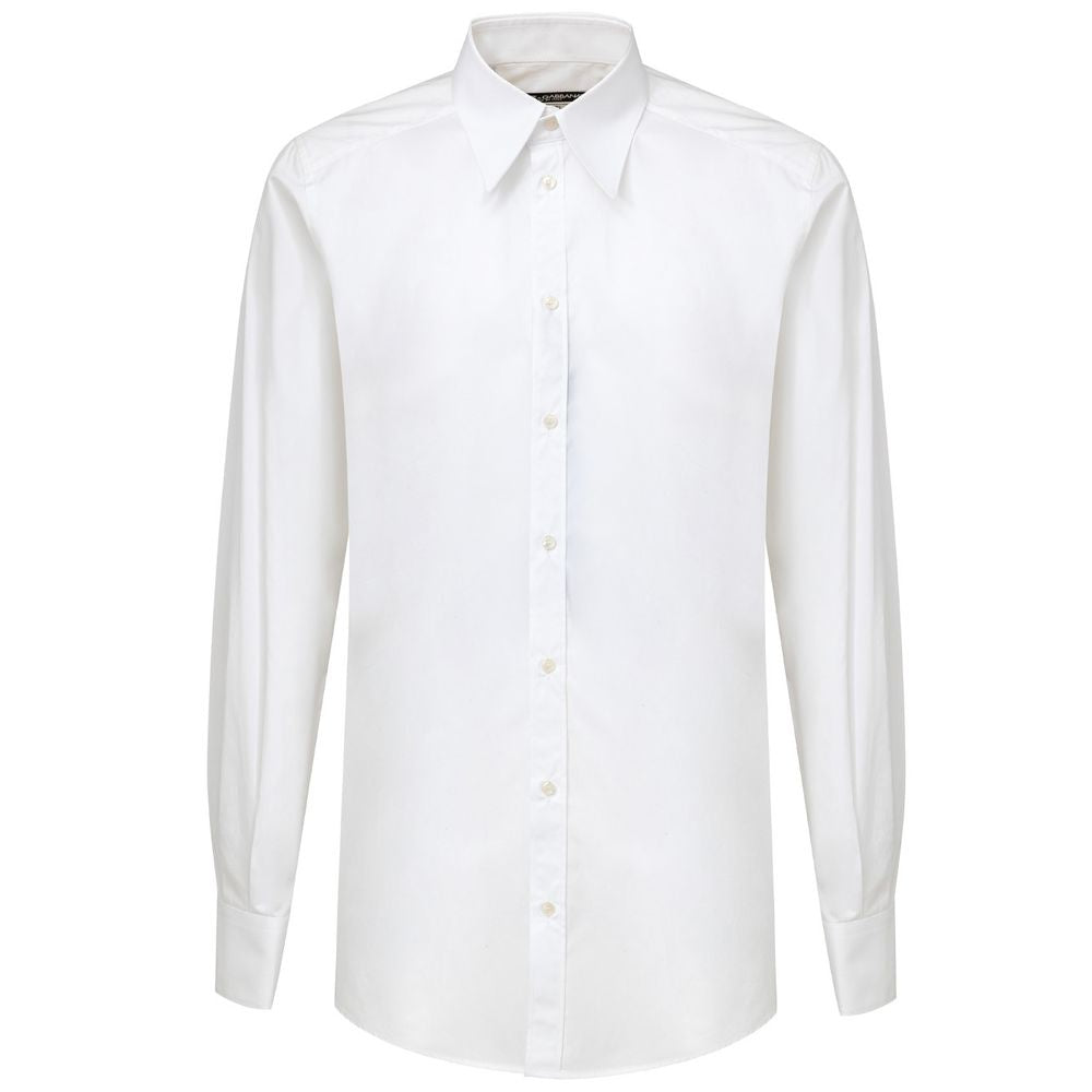 Dolce & Gabbana White Cotton Dress Shirt | Regal Royce