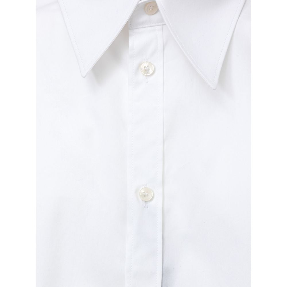 Dolce & Gabbana White Cotton Dress Shirt
