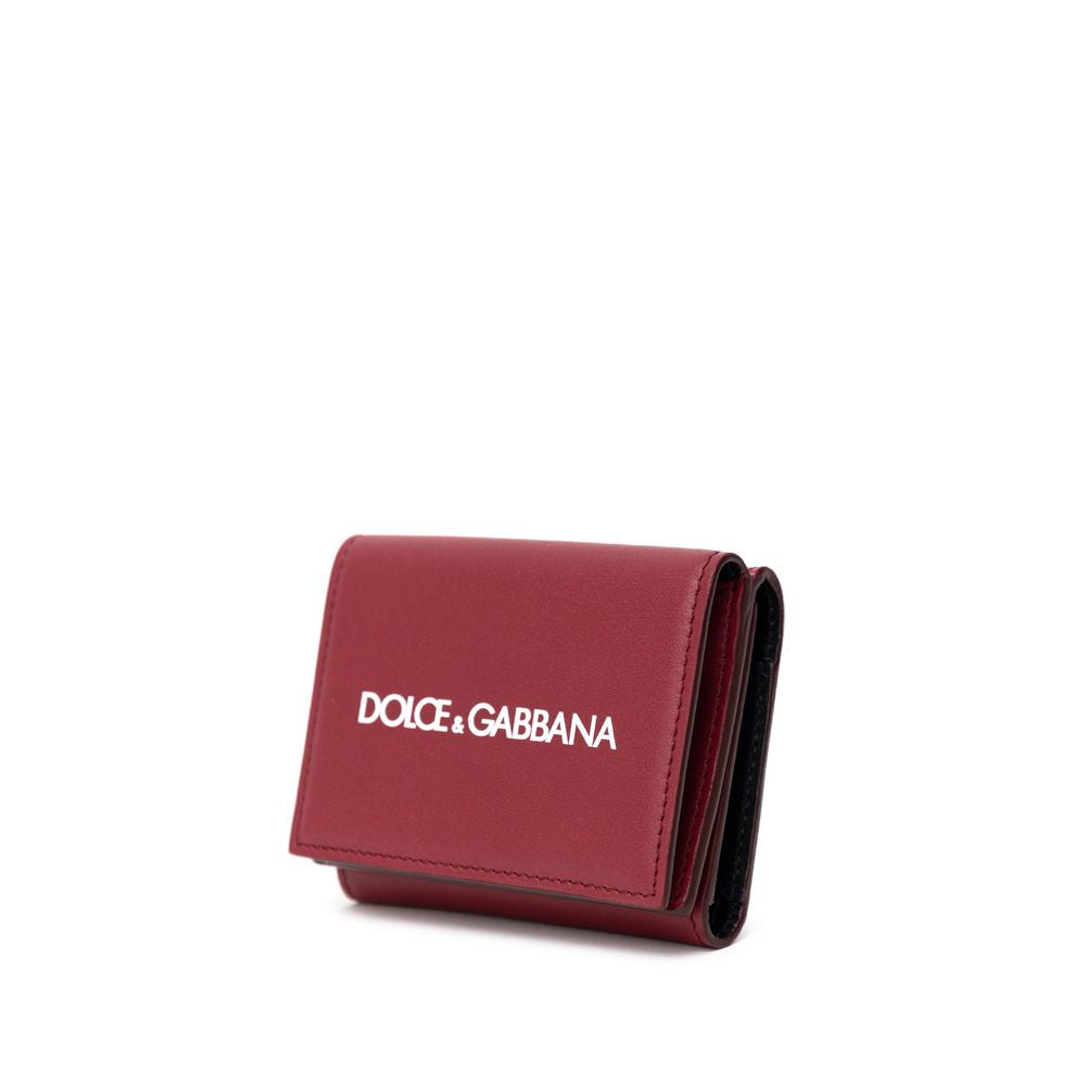 Dolce & Gabbana Red Calfskin Wallet | Regal Royce