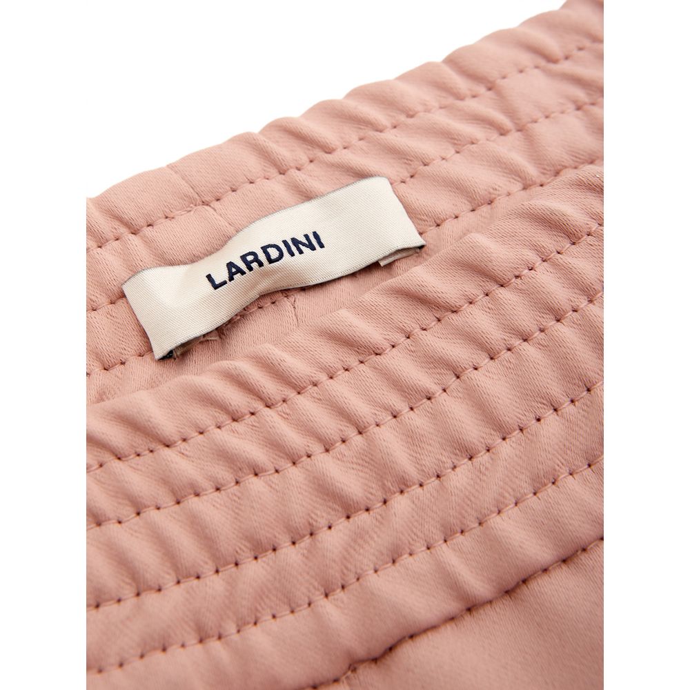Lardini Pink Polyester Casual Pants | Regal Royce