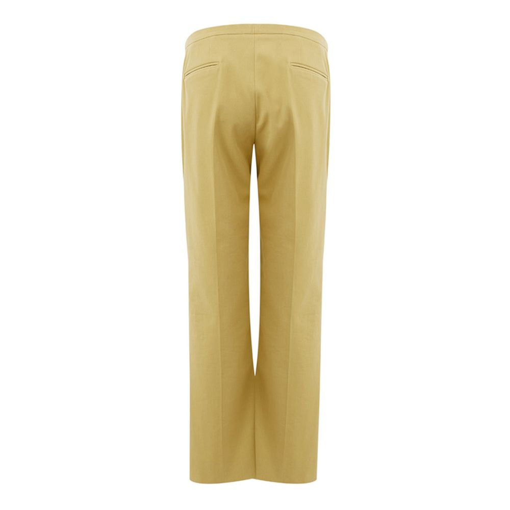 Lardini Gold Cotton Casual Pants | Regal Royce