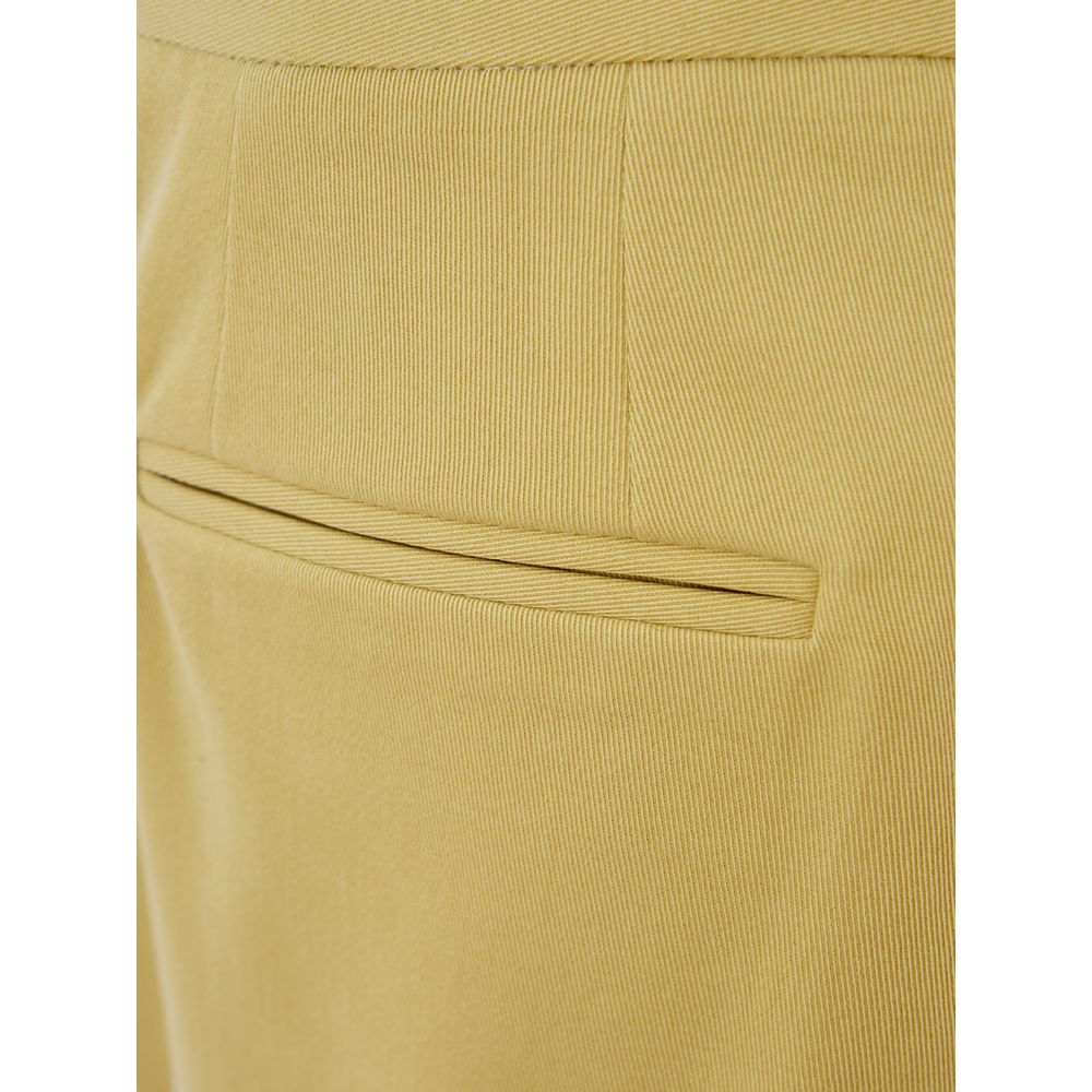 Lardini Gold Cotton Casual Pants | Regal Royce