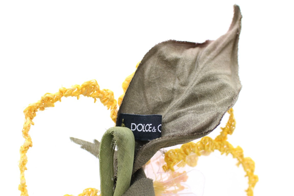Dolce & Gabbana Floral Transparent HANDMADE Brooch | Regal Royce