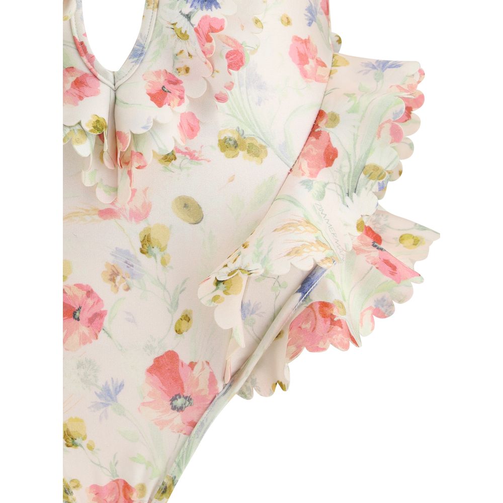 Zimmermann Multicolor Lycra One-Piece Swimsuit | Regal Royce