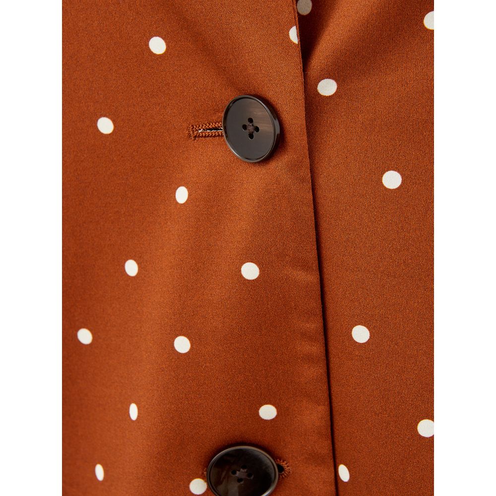 Lardini Brown Cotton Trench Coat | Regal Royce