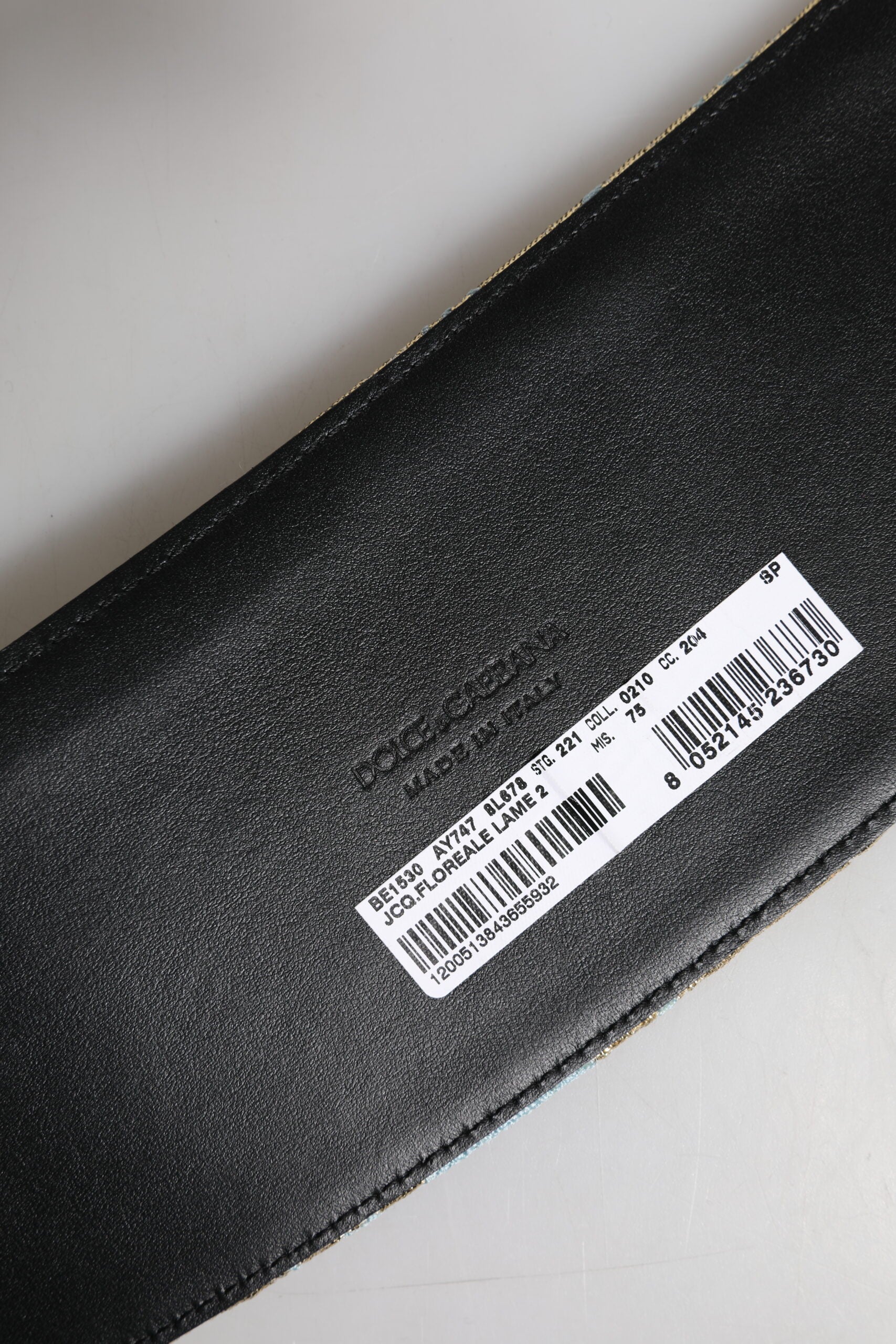 Dolce & Gabbana Multicolor Floral Jacquard Wide Waist Belt | Regal Royce