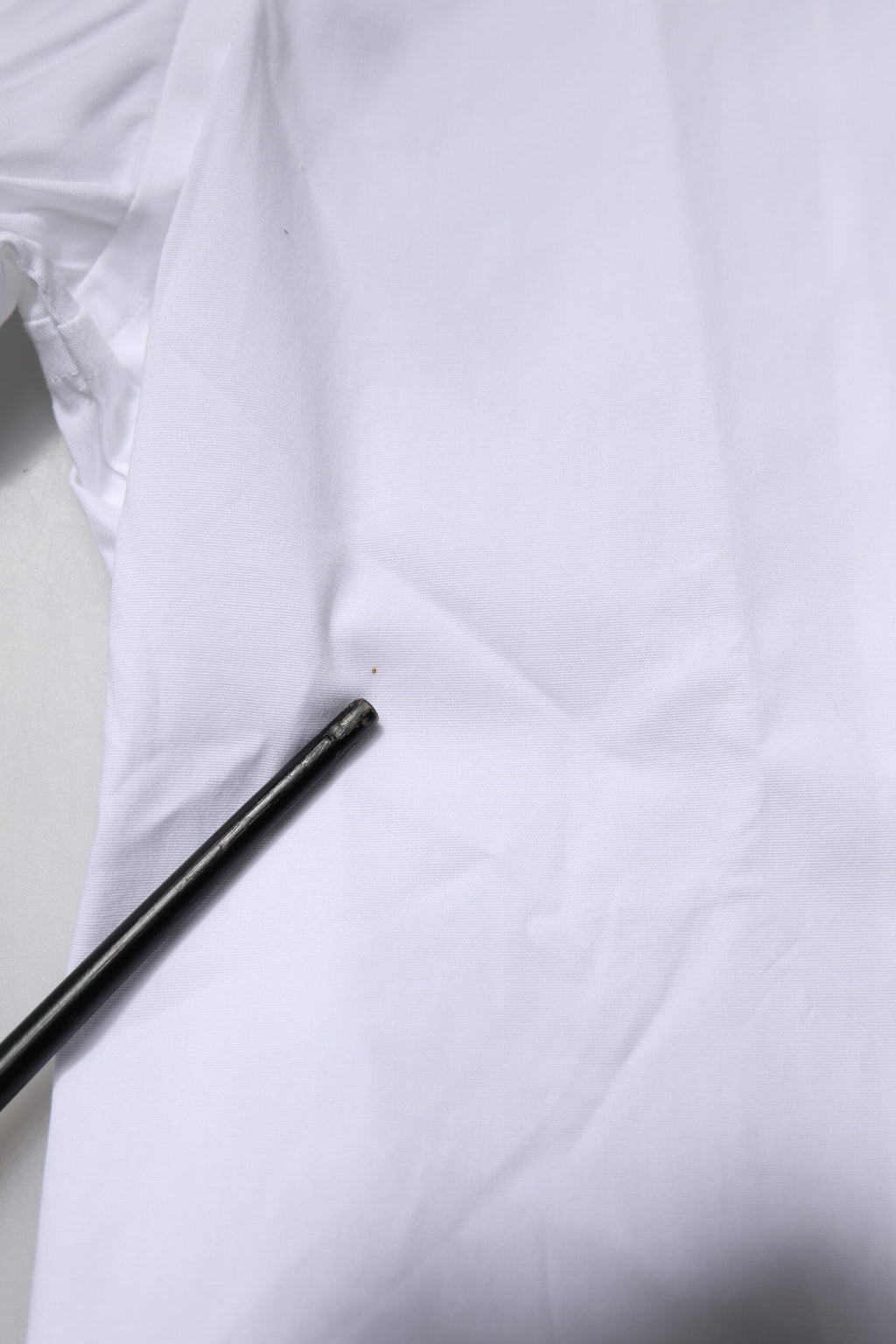 Dolce & Gabbana White Cotton Stretch GOLD Dress Formal Shirt