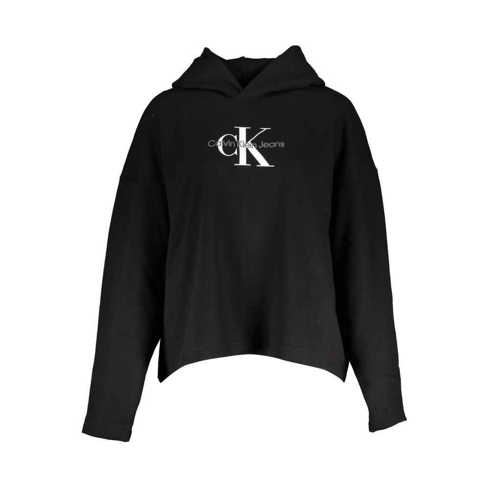 Calvin Klein Black Cotton Women's Hoodie | Regal Royce