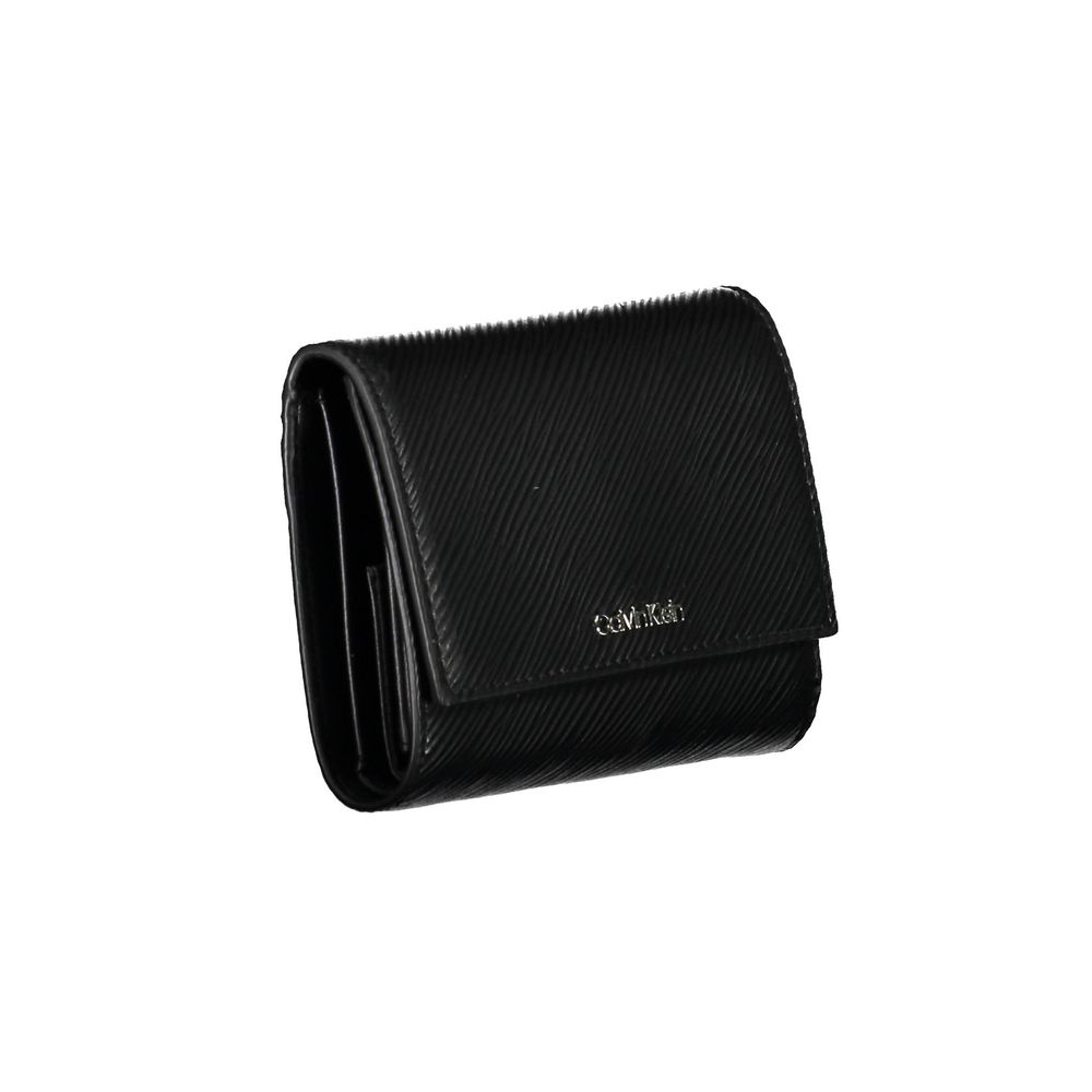 Calvin Klein Black Polyurethane Women Wallet | Regal Royce
