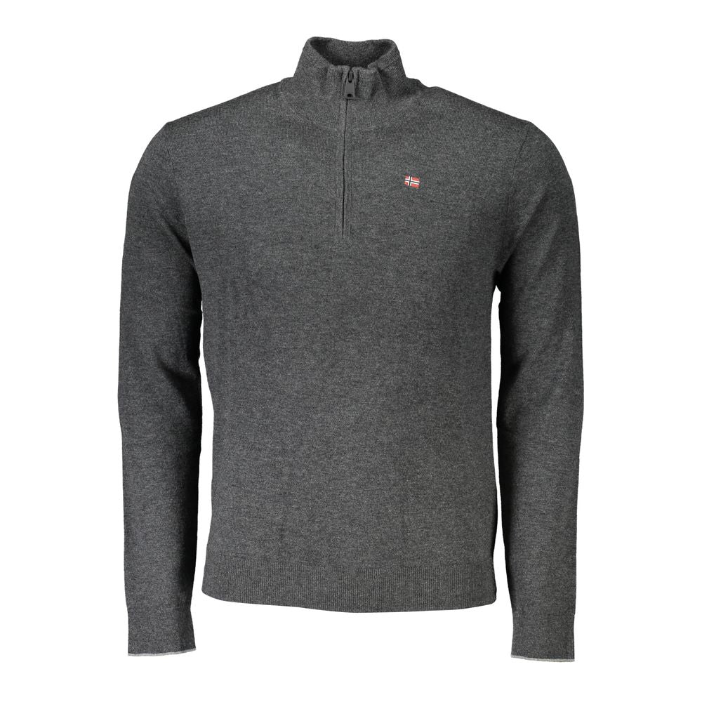 Napapijri Grigio Tessuto Men Sweater | Regal Royce