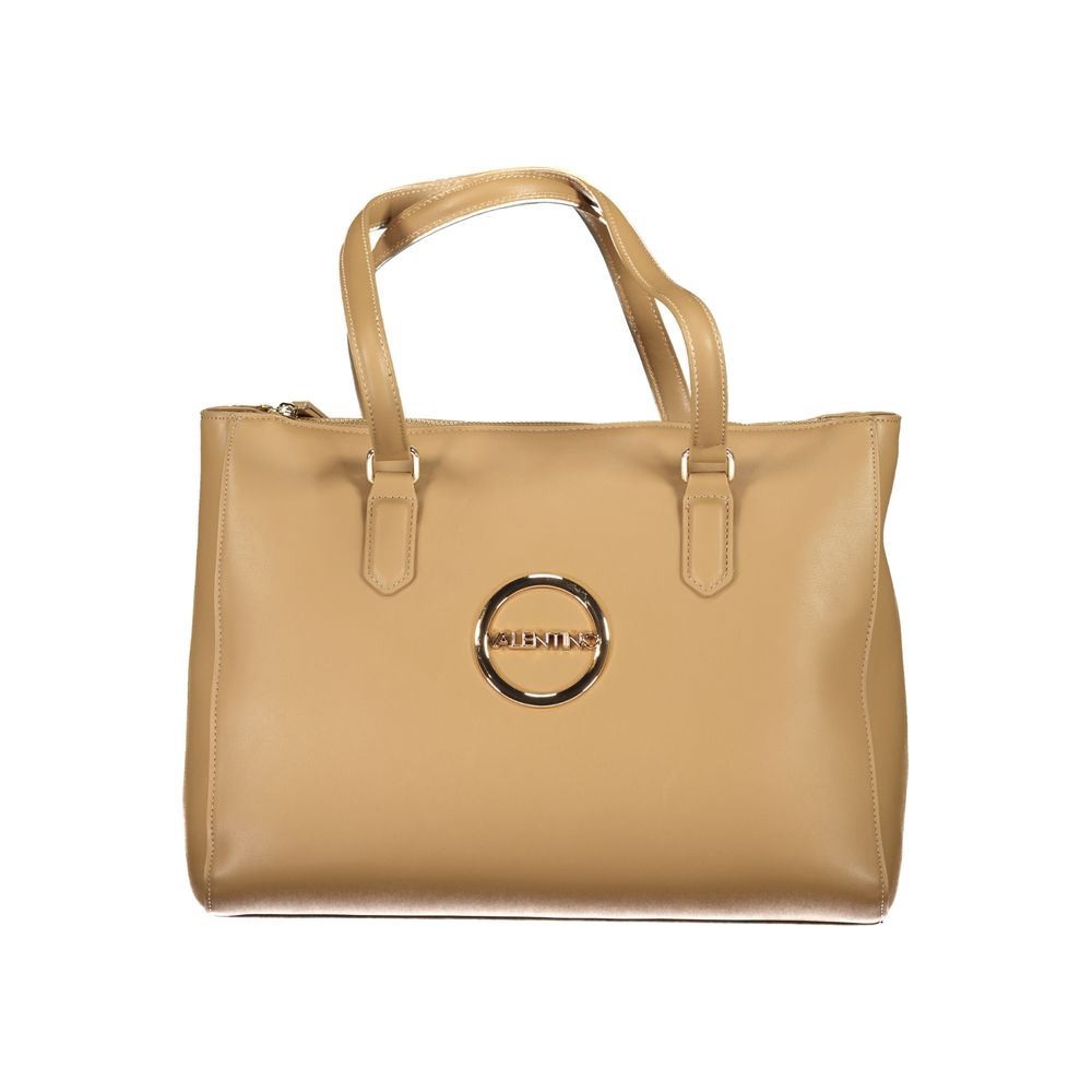 Mario Valentino Beige Polyurethane Women's Bag | Regal Royce