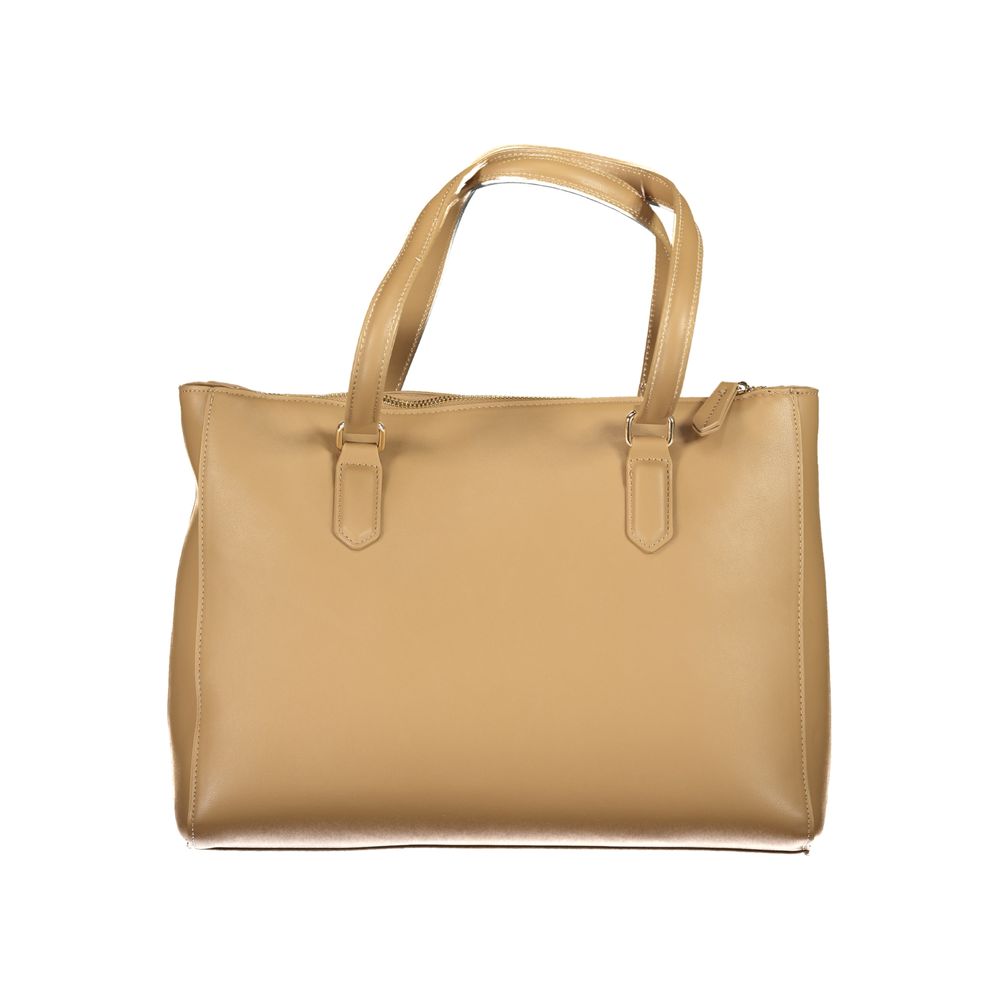 Mario Valentino Beige Polyurethane Women's Bag | Regal Royce