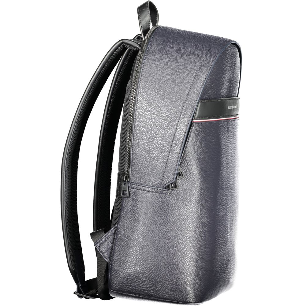 Tommy Hilfiger Blue Polyurethane Men's Backpack | Regal Royce
