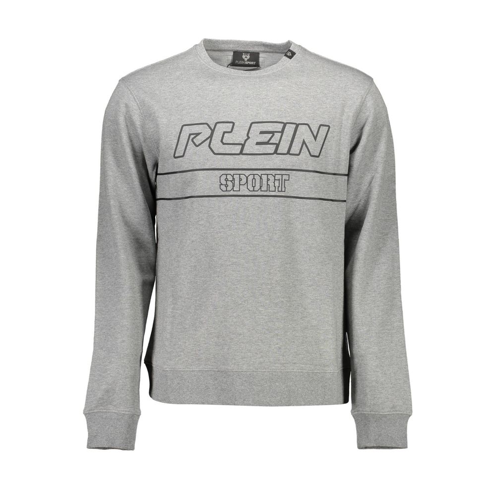 Plein Sport Gray Cotton Sweatshirt