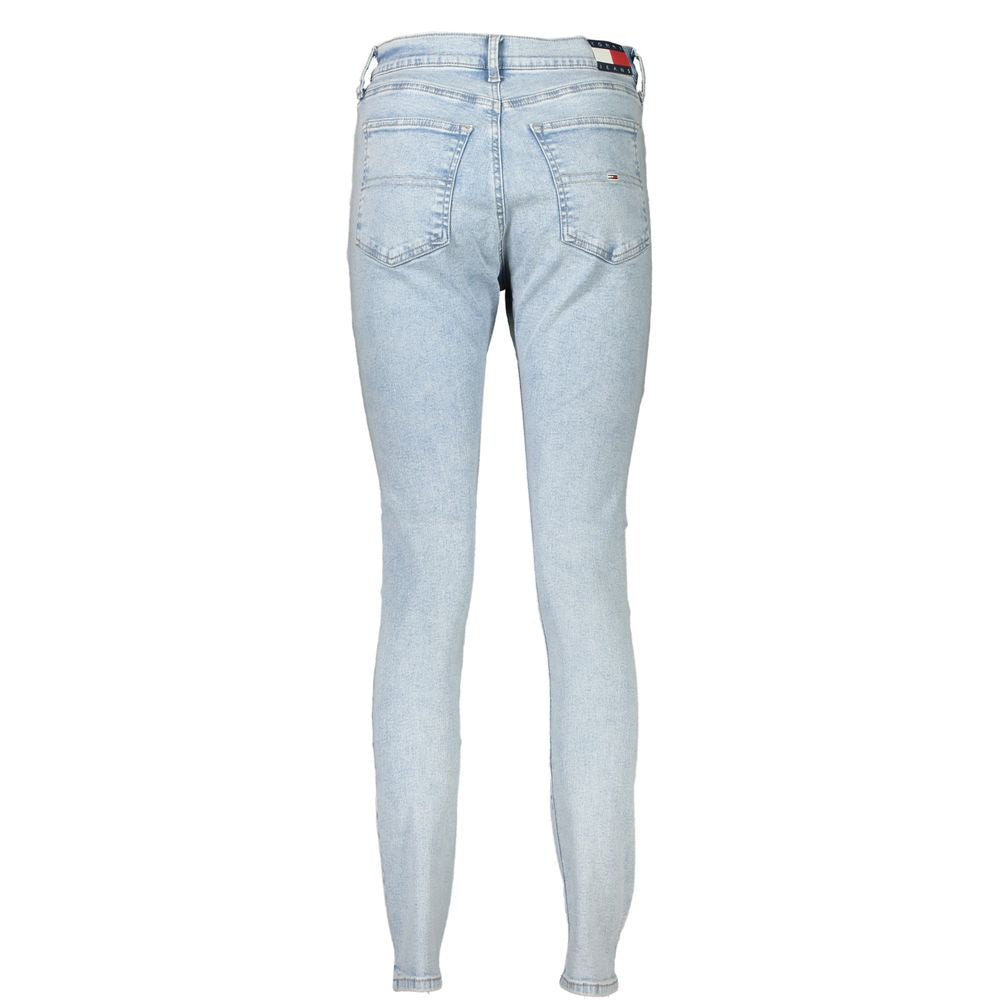 Tommy Hilfiger Azzurro Cotton Women Jeans | Regal Royce