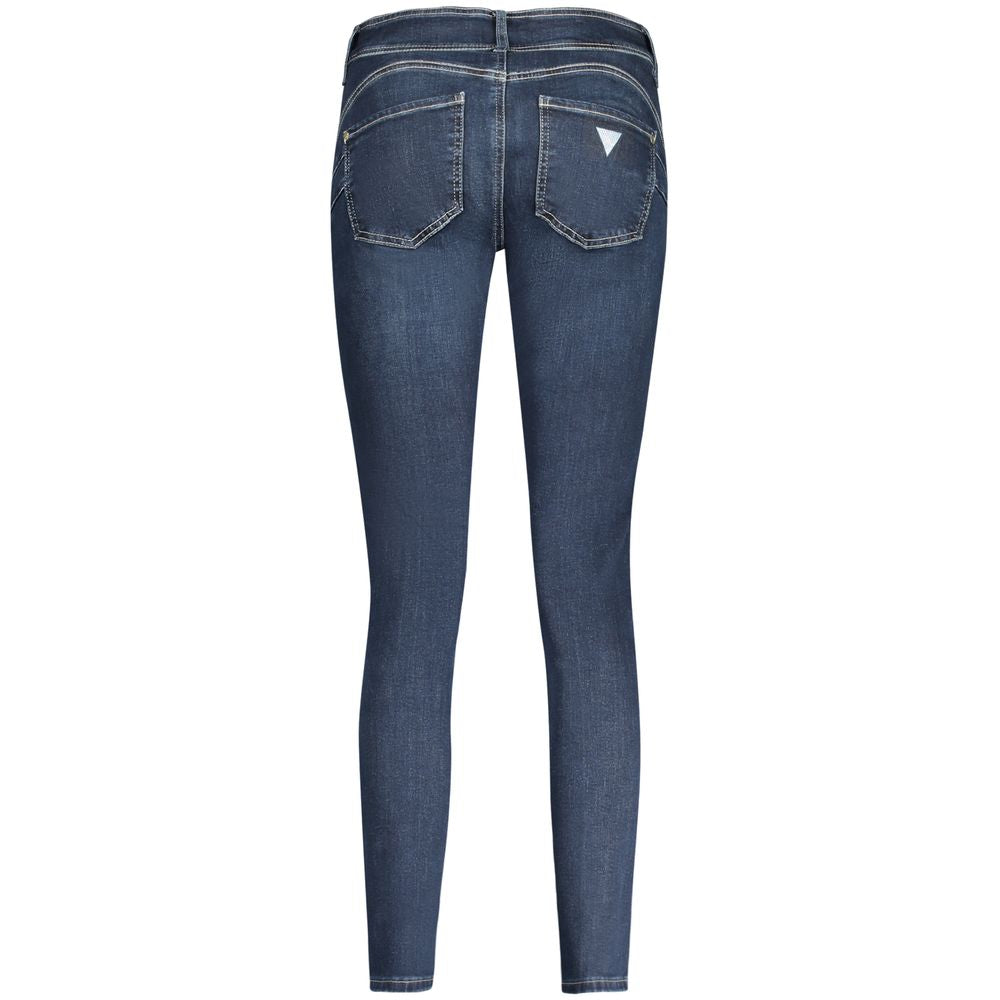 Guess Jeans Blue Cotton Women Skinny Jean | Regal Royce