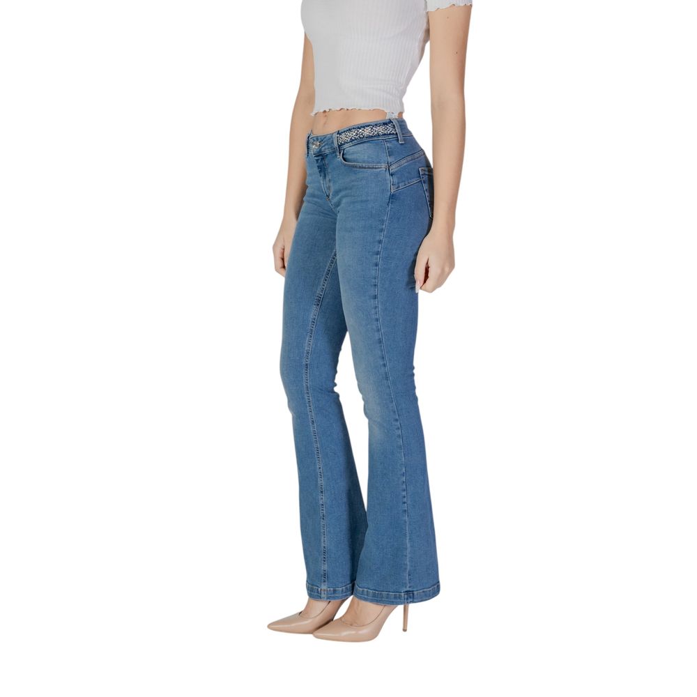 Liu Jo Light Blue Cotton Bootcut Jeans | Regal Royce