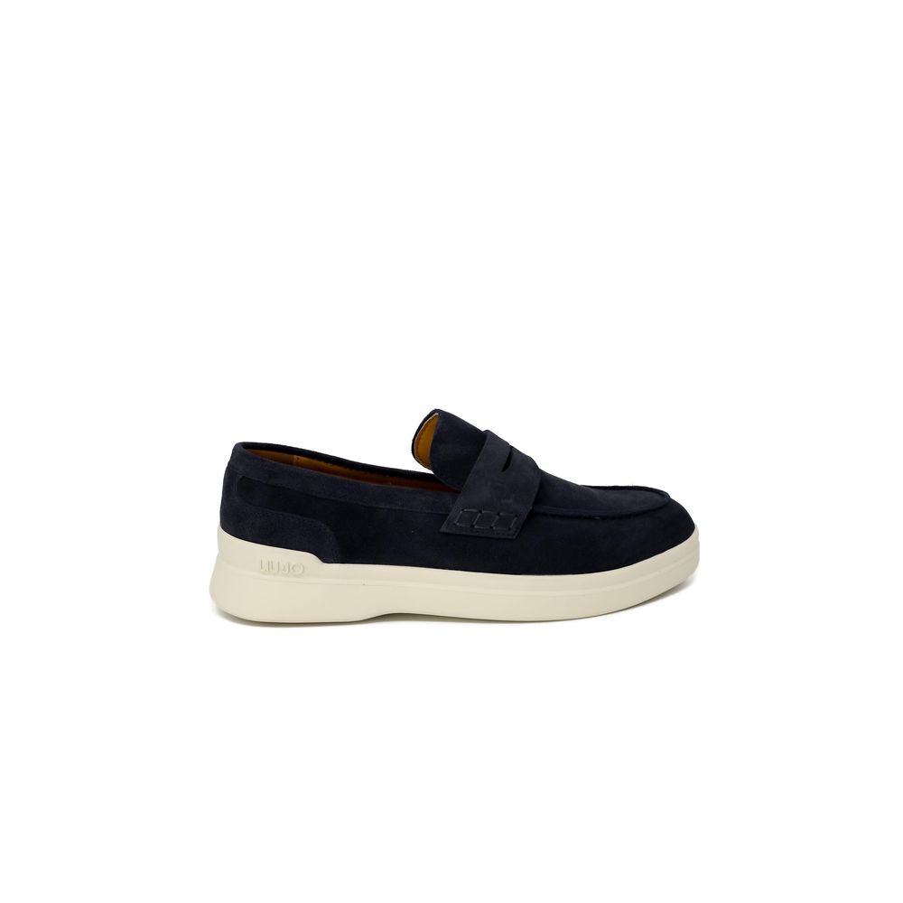 Liu Jo Blue Suede Leather Slip-On Loafers | Regal Royce