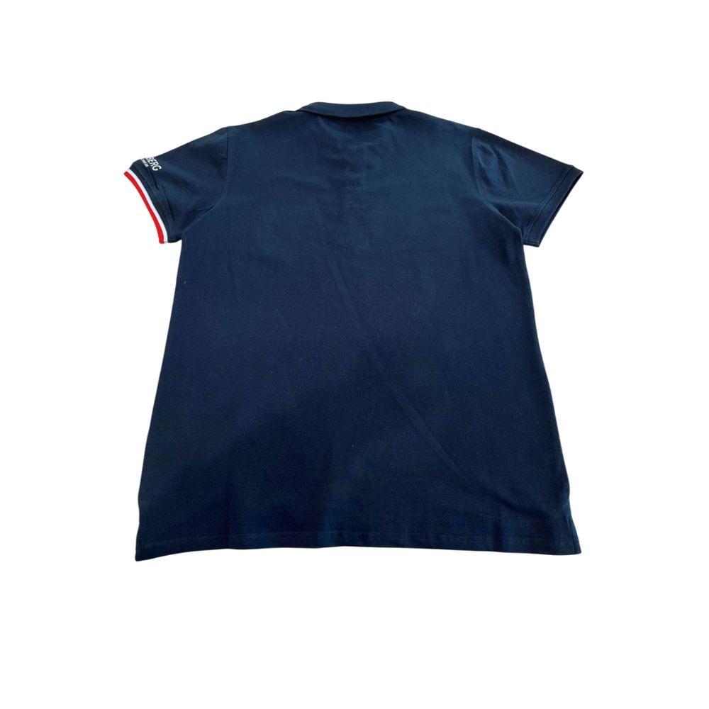 Iceberg Blue Cotton Men Polo Shirt | Regal Royce