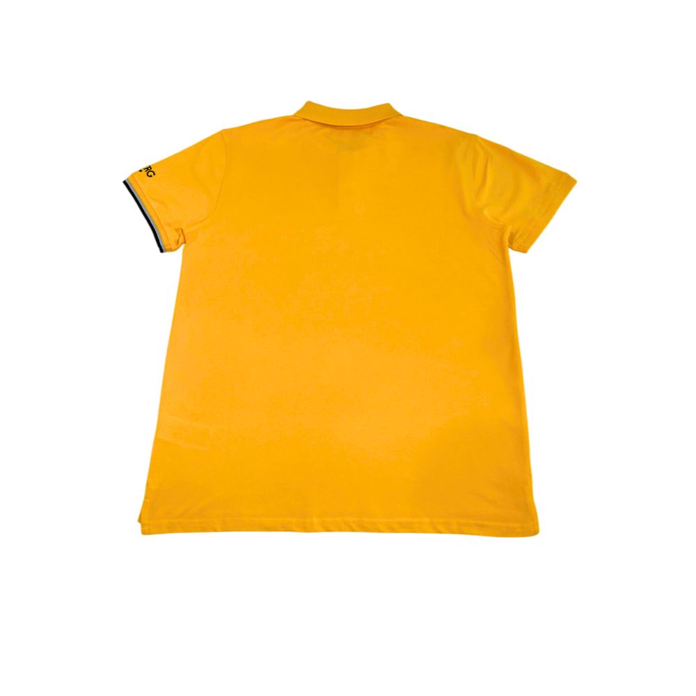 Iceberg Yellow Cotton Men Polo Shirt | Regal Royce