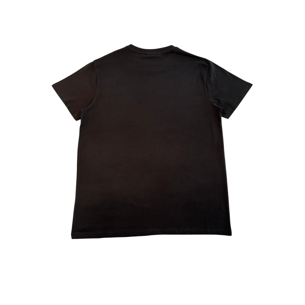Iceberg Black Cotton Men T-Shirt | Regal Royce