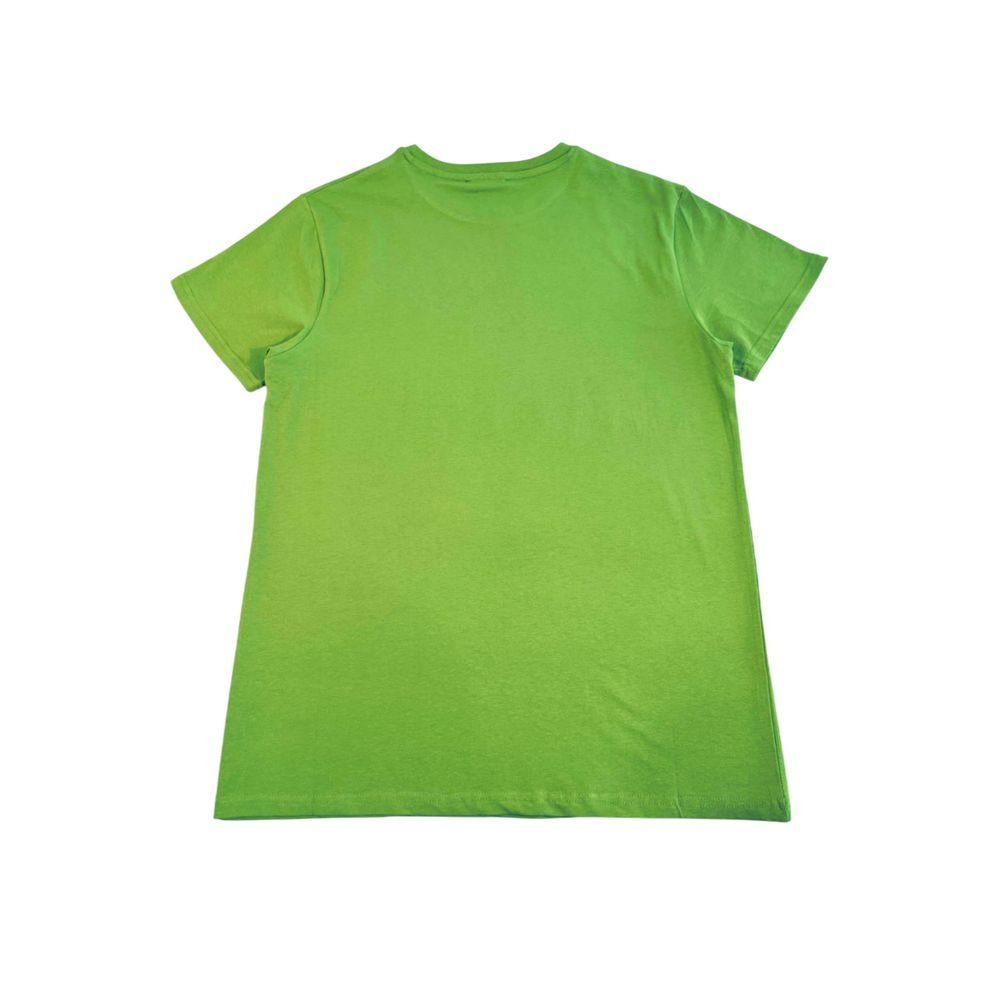Iceberg Green Cotton Men T-Shirt | Regal Royce