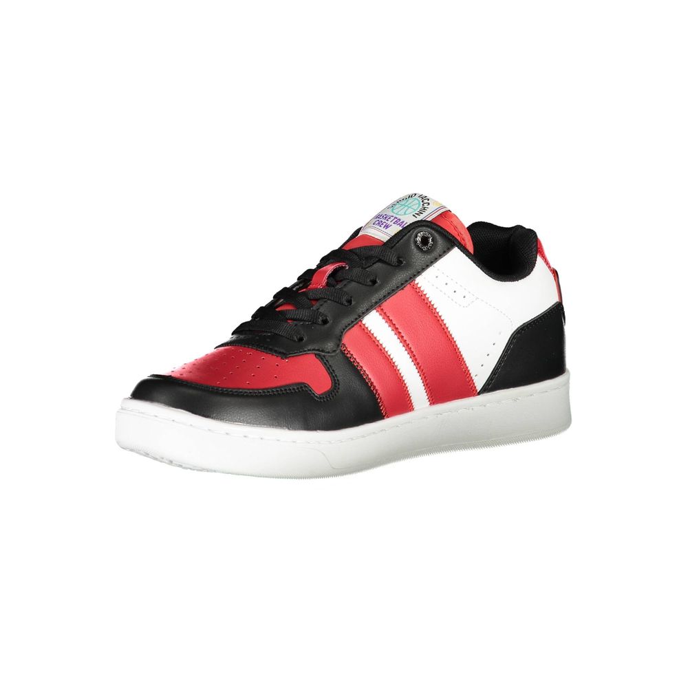 Sergio Tacchini Black Polyurethane Men's Sneaker | Regal Royce
