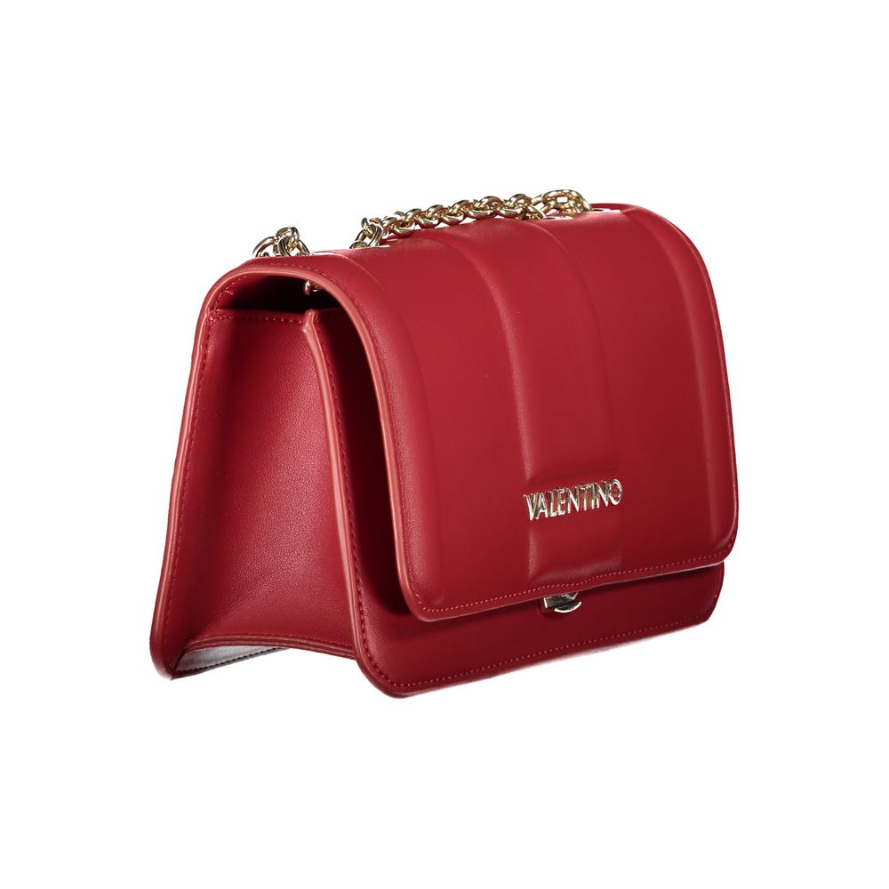 Mario Valentino Rosso Polyurethane Women Shoulder Bag | Regal Royce