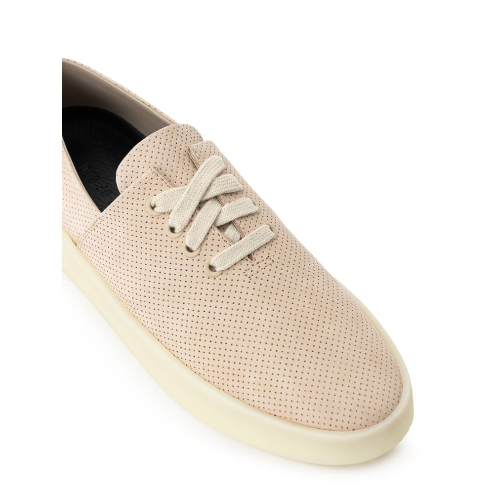 Fear Of God Beige Leather Low Top Sneakers | Regal Royce
