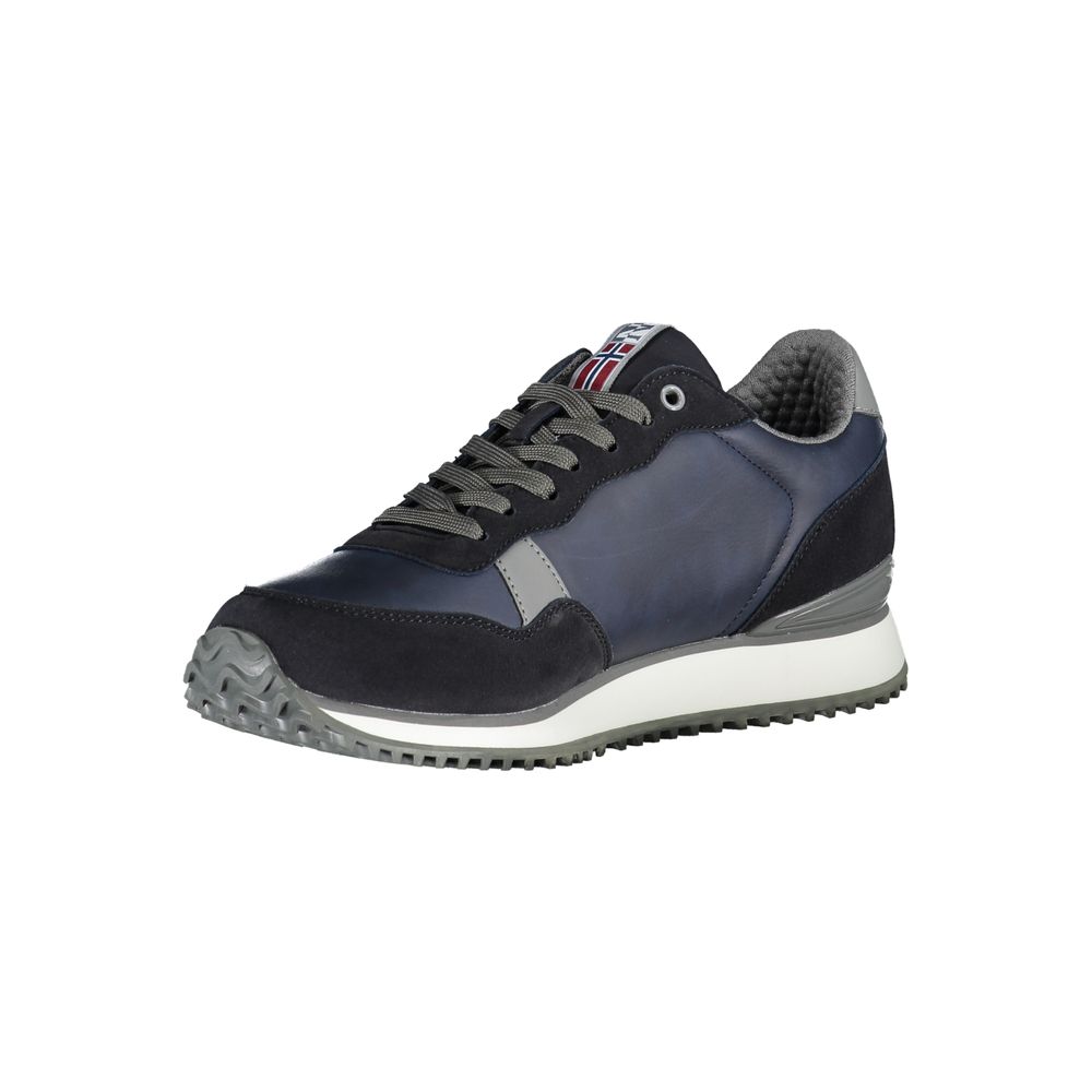 Napapijri Blue Polyester Sneaker | Regal Royce